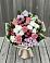Букет цветов из: Альстромерии, Гвоздики, Розы и Хризантемы в Шахтах