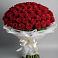 Букет 101 Красная роза Блэк Мэджик в Шахтах