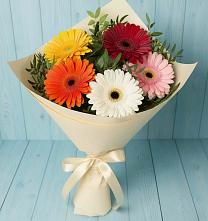 Букет цветов из:  Герберы в Шахтах