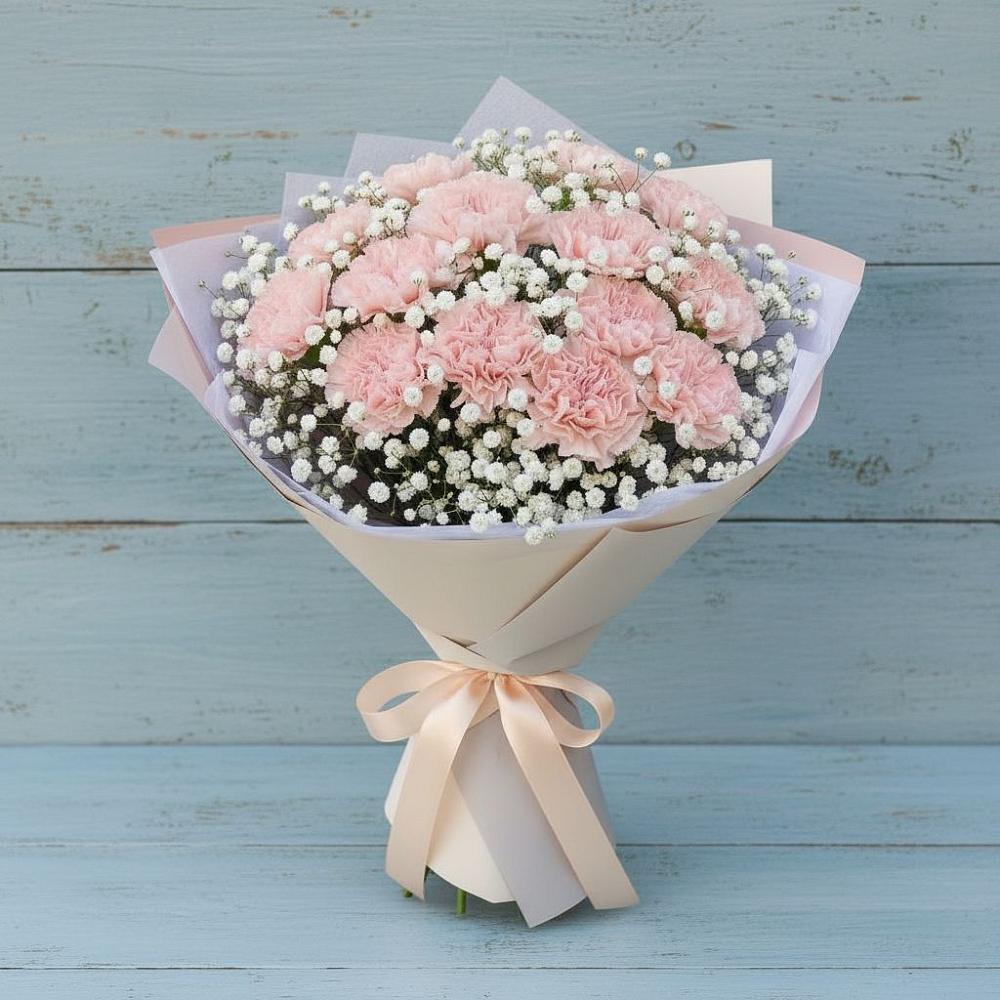 Букет цветов из: Гвоздики в Шахтах