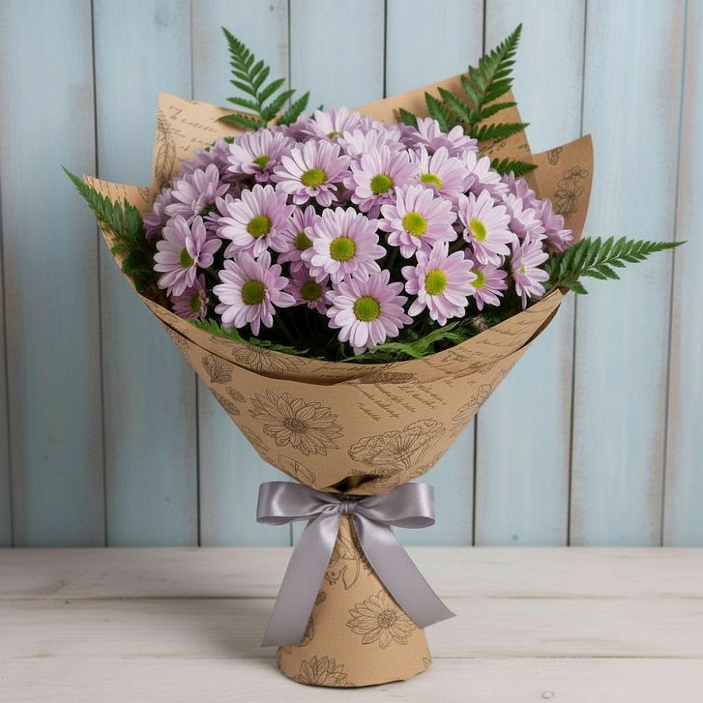 Букет цветов из: Хризантемы в Шахтах
