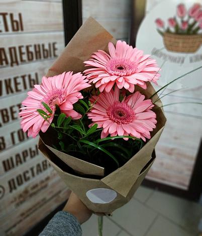 Букет цветов из: Герберы в Шахтах