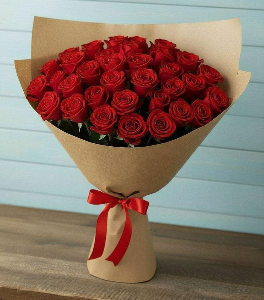 Букет Красные розы Милано в Шахтах