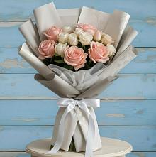 Букет цветов из:  Розы #REPLACE_PRED# Шахтах