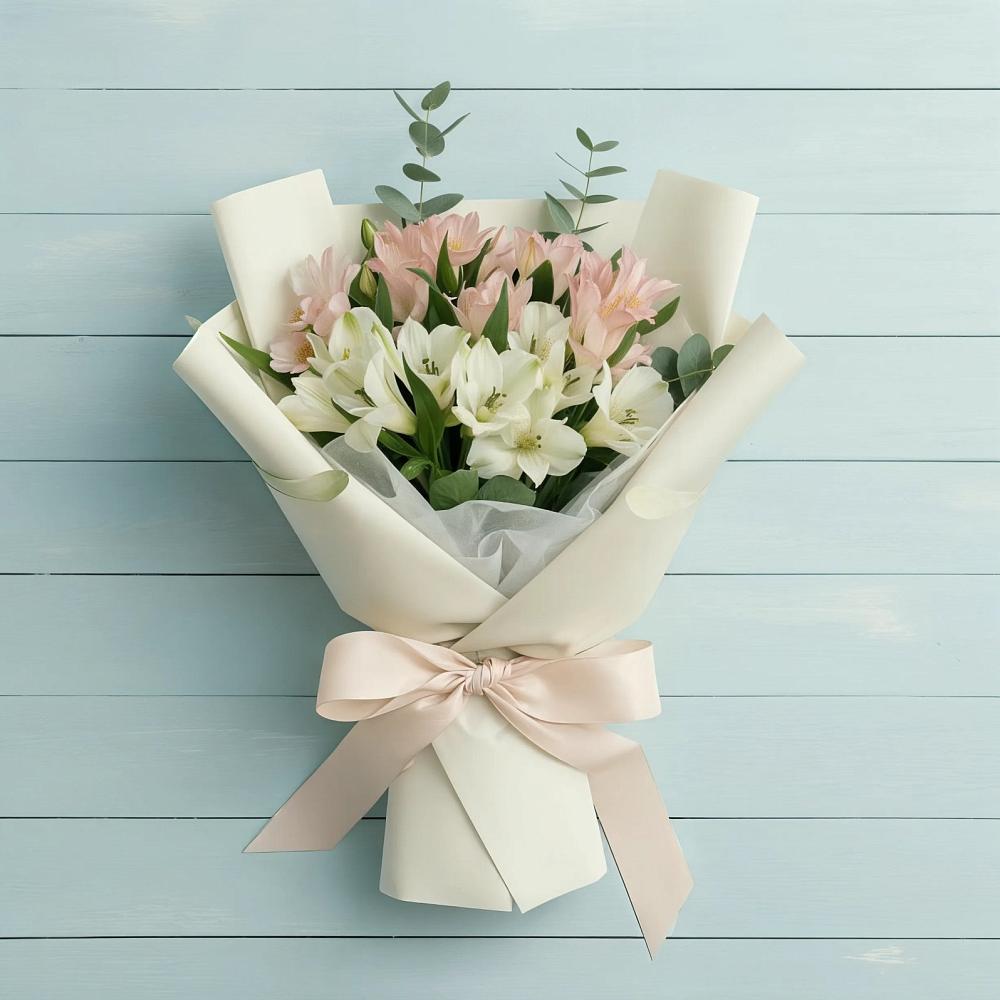 Букет цветов из: Альстромерии в Шахтах